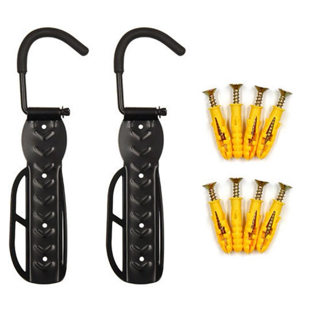Sturdy Mountain Bike Wall Hooks: Secure & Scratch-Free Indoor Storage!