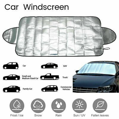 Uervoton Windshield Cover for Ice and Snow, Overall Upgrade Advanced  Materials Car Windshield Snow Cover for Rain, Ice and Frost, Car Hood Wiper  Mirror Waterproof Windshield Cover for Most Vehicles 