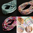 thumbnail image 2 of US 10 Strands Shiny Color 6mm Flat Round Polyme Clay Boho Heishi Beads Chip Disk, 2 of 11