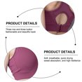 thumbnail image 3 of Ropa interior deportiva de Yoga con cordones, chaleco cruzado acolchado para mujer, ropa interior deportiva de alto impacto para mujer, ropa interior deportiva acolchada para mujer Zhivalor BST3058719-3, 3 of 6