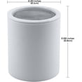 thumbnail image 2 of Wall-Mounted Patio Heater Cover - Black 30*9.5*8.7inch Electric Heater Cover,420D Oxford Waterproof Dustproof Infrared Heater Covers for Indoor Outdoo, 2 of 5