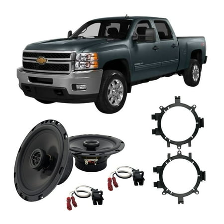 - Fits Chevy Silverado Pickup 1999-2013 Front Door Replacement HA-R65 Speakers