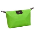 thumbnail image 3 of Bolsa de cosméticos Baoblaze Pequeña bolsa de maquillaje Ligera Impermeable Organizador de artículos de Tocador con cremallera verde, 3 of 8