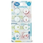 Great Value Decorating Tips, 8 Count