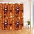 thumbnail image 1 of RYLABLUE Rideau de Douche en Polyester pour Salle de Bain, Biscuits Faits Maison, 66x72 Pouces, 1 of 1