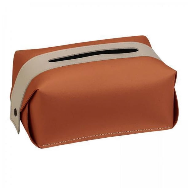 caja de pañuelos,bolsa de pañuelos de estilo europeo caja de almacenamiento de servilletas,cubierta de caja de pañuelos de cuero pu dispensador de servilletas,portabolsas de pañuelos