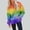 Multicolor#02, variant on Womens Tie Dye Gradient Hooded Juniors Comfy Crewneck Pullover Sweatshirt Lightweight Sweatshirts Casual Loose Trendy Puff Sleeves Long Sleeve Tunic Tops,Multicolor#01,Medium