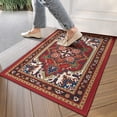 thumbnail image 5 of Farmhouse Kitchen Rugs and Mats 30x17 Inch, Red Boho Kitchen Rug, Washable Non Skid Floor Mat for Home Kitchen Decor, 5 of 6