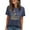 2-Dark Blue, variant on Giftesty Graphic T Shirts for Women Short Sleeve Summer Tops Funny Flower Printed Casual Graphic Tees