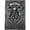 Silver, variant on Slccxzc Bull Head Embossed Sketchbook Gothic Style Notebook 3D Relief Cover Diary for Men Women