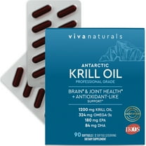 Viva Naturals Professional Grade, Antarctica Krill Oil, 1200 mg 90 Softgels