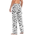 thumbnail image 6 of Men's Pajama Pants Men's Pajama Bottoms Home Sleeping Pants Loose Fitting Style XL Black Halloween Elements, 6 of 7