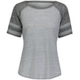 thumbnail image 4 of Holloway Sportswear XL Womens Advocate Tee Silver/Black 229388, 4 of 6