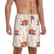 thumbnail image 2 of Balery Cute Sleepy Fox Pantalones cortos de pijama de punto de algodón para hombre con cinturilla y bolsillos-Small, 2 of 6