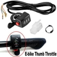 thumbnail image 5 of Universal Refitting Parts Accessories Twist Handlebar Headlight Switch Electric Bicycle Accelerator Battery Level Display E-bike Thumb Throttle 36V, 5 of 8