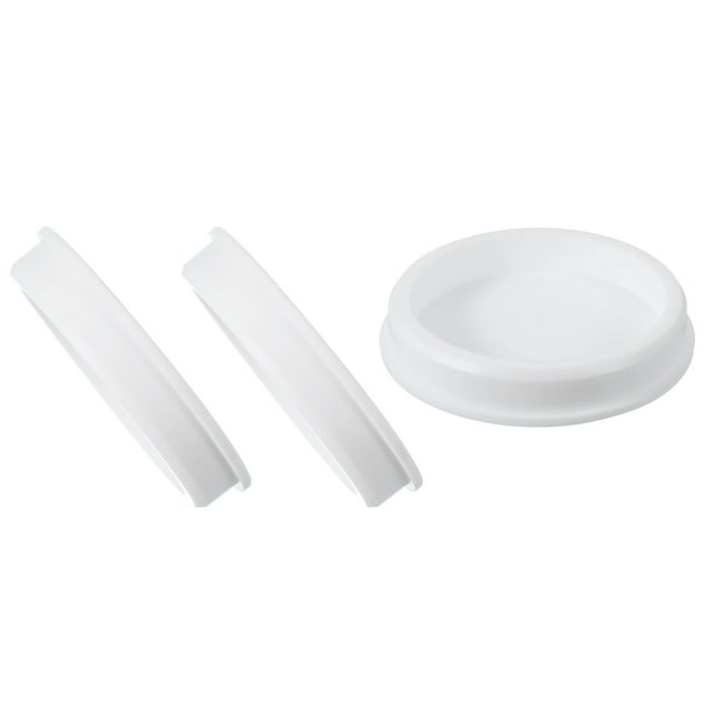 Uxcell 3 Pcs Tapón de Silicona en Forma de T, Diámetro 95 mm/3.74 Pulgadas, Tapón de Silicona Impermeable Reutilizable, Tapón Redondo de Sellado para Equipos de Tuberías, Blanco