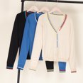 thumbnail image 3 of moda coreana korean style cardigan punto mujerchaqueta ropa de jersey abrigos en oferta con sueter 2024 jerseis abrigo primavera sweater rojo crochet, 3 of 5