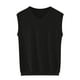thumbnail image 2 of pstuiky Hombres Tanque, Suéter camisola sin mangas de color liso con cuello en V para hombre Chaleco para hombre m, 2 of 4