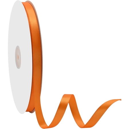 3/8 inch Wide 100 Yards Double Face Orange Satin Ribbon Orange Fabric Ribbon for Gift Wrapping Very Suitable for Weddings Decoration Bouquet Balloons Arts Craft Sewing Hair Bow 3/8 inch Wide 100 Yards Double Face Orange Satin Ribbon Orange Fabric Ribbon for Gift Wrapping Very Suitable for Weddings Decoration Bouquet Balloons Arts Craft Sewing Hair Bow