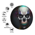 thumbnail image 4 of Gukieu Modern Abstract Colorful Skull C Print Car Tire Cover, Adjustable Waterproof and Dustproof Tire Protection Cover, Suitable for SUV, Truck, Van-14 inch, 4 of 6
