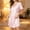 Pink, variant on Blmnix Sleep Shirts for Women Silk Nightgown Sleepshirts Short Nightgowns Chemise Above-the-Knee Beige Short Sleeve V-Neck Moomoo Nightgowns for Women