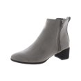 thumbnail image 1 of SOUL Naturalizer Womens Richy Zip Faux Leather Block Heel Ankle Boots, 1 of 3