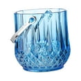 thumbnail image 2 of Cubo de almacenamiento de acrílico, enfriador de bebidas, cubo de hielo portátil para el hogar y el restaurante. Azul, 2 of 9