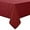 Red, variant on Hiasan Faux Linen Tablecloth, Soft Polyester Table Cover for Rectangle Table, Spill-proof Wrinkle Resistant Decorative Fabric Farmhouse Table Cloth for Parties, Picnic, Dinner(52x70 inch, Beige)