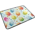 thumbnail image 2 of SKYSONIC Easter Eggs Door mat Non Slip Floor Door Rug Soft Floor Mat for Kitchen Garden Bedroom Indoor Outdoor Entrance Home Holiday Decoration 23.6" x15.7", 2 of 7