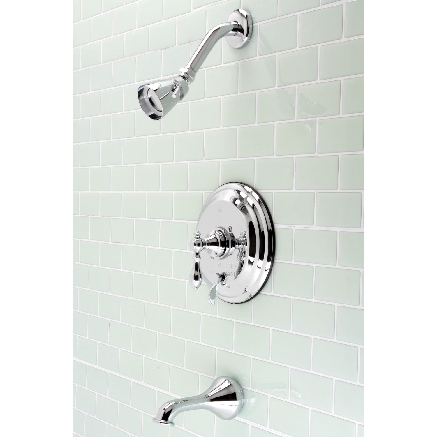Kingston Brass KB36310ACL American Classic Single-Handle Tub and Shower Faucet, Polished Chrome