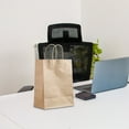 thumbnail image 6 of Kraft Paper Gift Bags with Twisted Handles, 25Pcs Paper Grocery Bags Bulk for Wedding, Party Favors, Grocery, Shopping, Retail Merchandise, Gift Take-Out Sacks Father's Day Home Gifts(Khaki,10.6x4"), 6 of 8