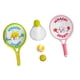 thumbnail image 4 of Juego de 2 raquetas de bádminton para niños, volantes de bádminton con volantes para padres Contiene 3 bolas, 4 of 9