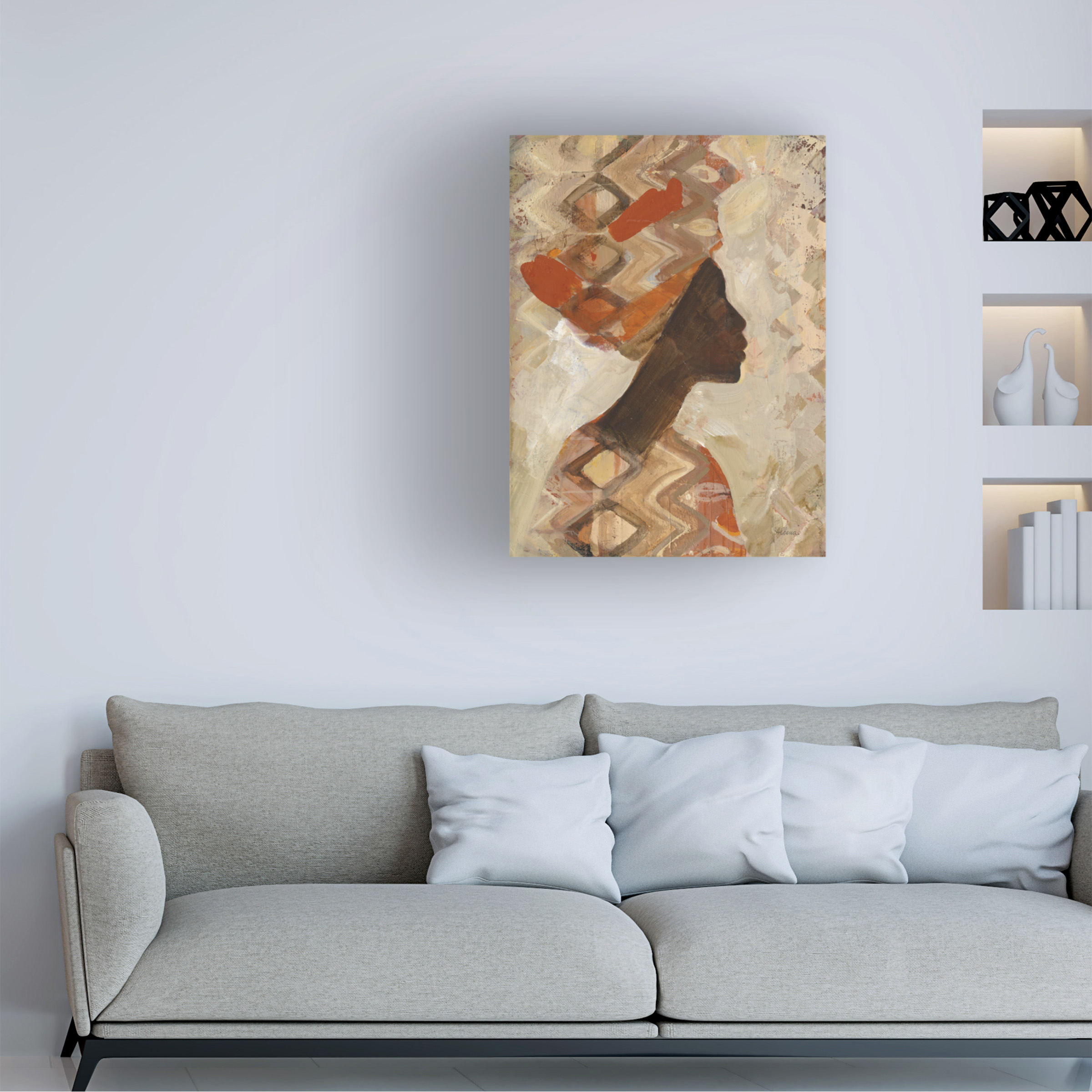Trademark Fine Art 'African Beauty I' Canvas Art by Albena Hristova