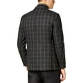 thumbnail image 2 of Ryan Seacrest Mens Windowpane Two Button Blazer Jacket, Grey, 36 Short, 2 of 2