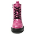 thumbnail image 4 of kkdom Boys Girls Kids Combat Boots Unisex Rose Red 1.5 Little Kid, 4 of 7