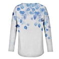 thumbnail image 5 of MEICHEN Womens Long Sleeve Tops Casual Blouses Fall Pleated Trendy Tee Shirts Vacation Fashion Clothes, 5 of 5
