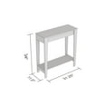 thumbnail image 2 of Safdie & Co. Table Console 31L Taupe Foncé 1 Étagère, 2 of 4