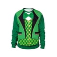 thumbnail image 1 of Sudadera DíA De San Patricio DiseñO De ImpresióN GráFica Digital Cuello Redondo Sudaderas De Manga Larga XBTCLXEBCO Botonadura Sencilla Verde;M, 1 of 6