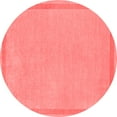 thumbnail image 1 of Ahgly Company Indoor Round Solid Red Modern Area Rugs, 6' Round, 1 of 4