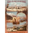 thumbnail image 3 of Vintage Apple Collection 14x18 Black Modern Framed Museum Art Print Titled - Chemins de Fer de Paris Lyon, 3 of 5