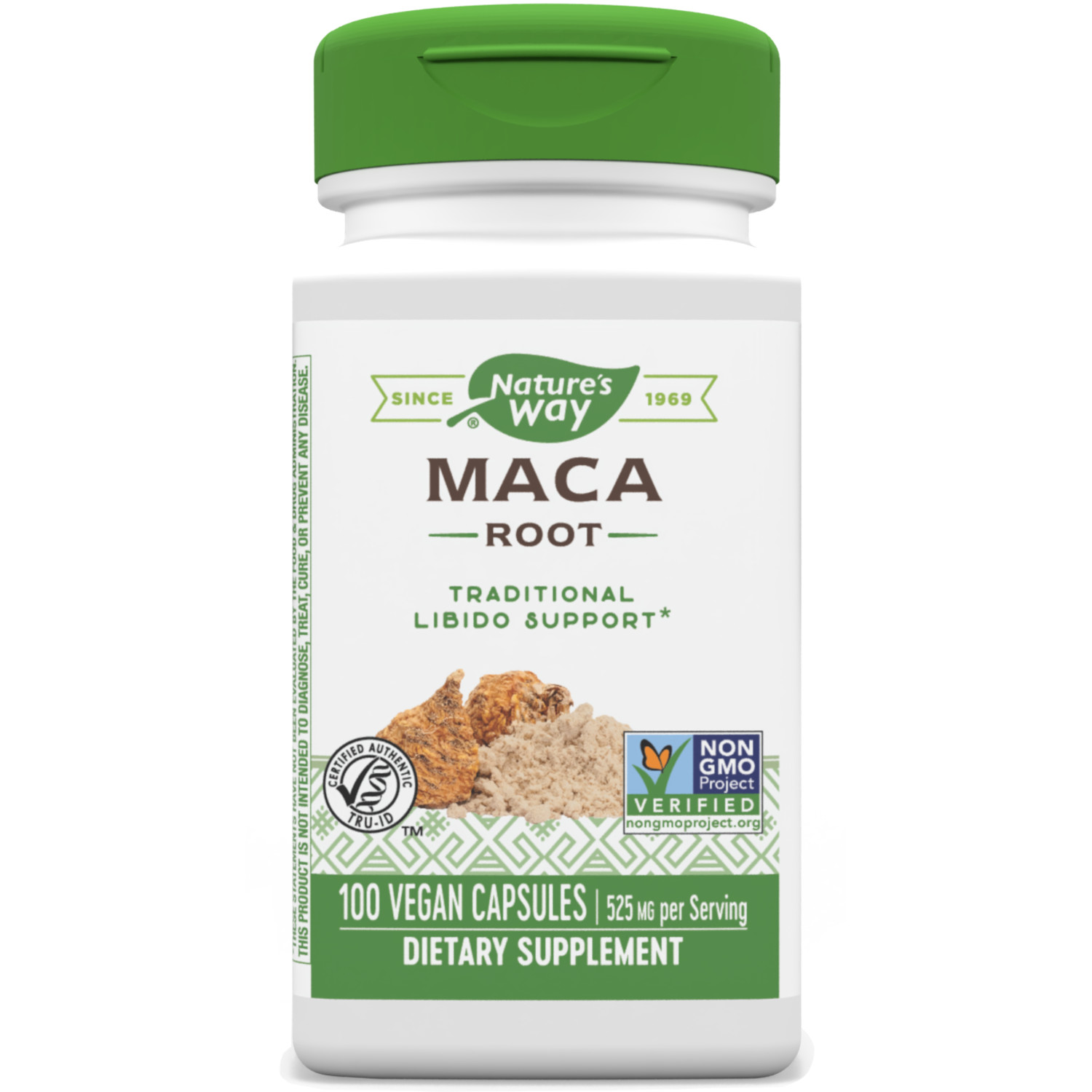 Nature's Way Premium Herbal Maca Root 525 mg, 100 VCaps