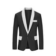 thumbnail image 1 of CEHVOM Men's England Color High Quality Casual Single Breasted Suit, 1 of 7