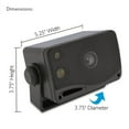 thumbnail image 3 of Pyle PLMR24 3.5" 200W 3-Way Marine Audio Speakers Outdoor Weatherproof (2 Pack), 3 of 6