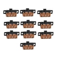 thumbnail image 4 of 10Pcs High Knob 6 Pin 3 Position DPDT Panel Slide Switch 0.5A 50V DC, 4 of 4