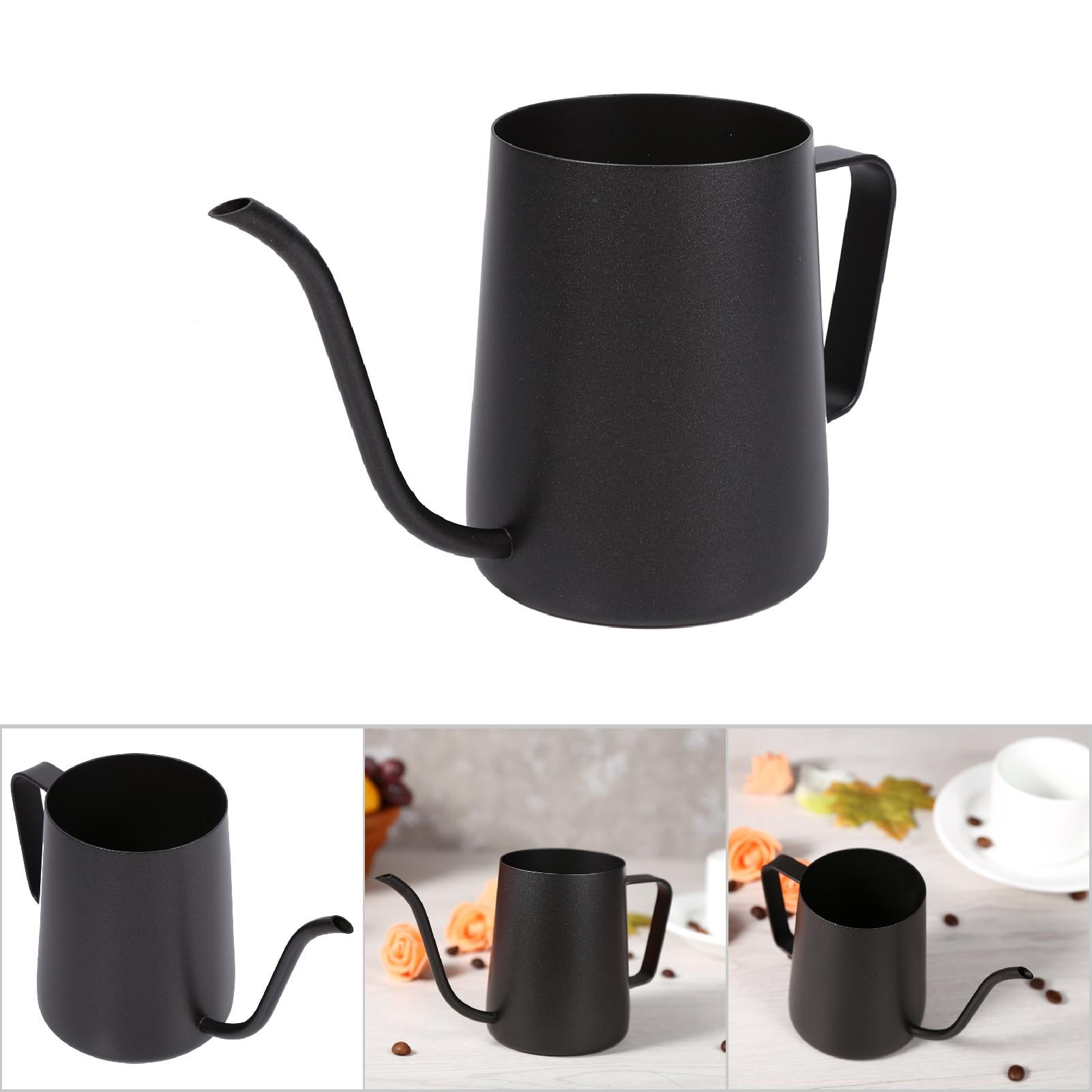 Coffee Pot Coffee Drip Pot Black Stainless Steel Pour Coffee Drip Pot