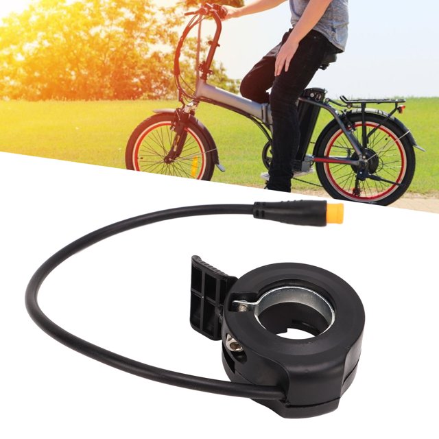 Acelerador De Pulgar Con Conector Impermeable Control De Velocidad Acelerador De Pulgar 12V-72V Para Bicicleta Eléctrica Con Motor De Accionamiento