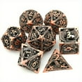 thumbnail image 1 of Hollow Polyhedron Dragon Metal Dice Suitable For Dungeons And Dragon RPG MTG Tabletop Games D&D Trailblazer Shadow And Math Teaching Suit 7-piece Set, 1 of 4