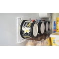 thumbnail image 6 of Storage Theory Yogurt Fridge Organizer - Holds up to 4 Wide-Mouth Vegan and Greek Yogurt Cups Each - Peel and Stick (3 pack), 6 of 8