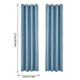 thumbnail image 3 of 1 Curtain Solid Color High Precision Full Shading Curtains Curtain, 3 of 4