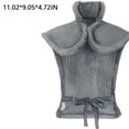 thumbnail image 4 of Vogacara Almohadillas térmicas eléctricas, chal térmico ajustable para espalda y hombros, manta lavable para oficina, Hotel, otoño e invierno, Protección de la piel Gris JP enchufe Vogacara CE014707-03, 4 of 6